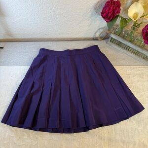 Vintage Kaelin Pleated Tennis Skirt Purple. Women's Size 6‎ Back Zipper